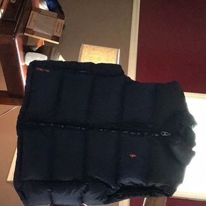 Polo Ralph Lauren Black/Navy Water Repellent Puffer Vest/Jacket.Men Size XXL.